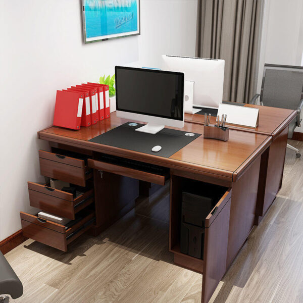 1400mm Executive Office Desk With Drawers - Image 11