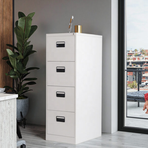 3-Drawers Steel Office Filing Cabinet - Image 3