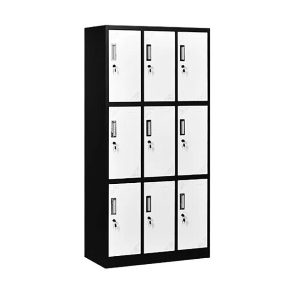 9-Locker Office Storage Cabinet - Image 8