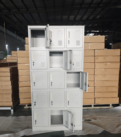 15-Locker Storage Office Cabinet in Kenya – Multi-Compartment Steel Staff Locker Cabinet for Secure Office, School, Gym, and Commercial Storage. This durable office storage cabinet is designed to help businesses, institutions, and workplaces organize personal belongings, uniforms, bags, and essential items securely. Ideal for corporate offices, staff changing rooms, schools, colleges, gyms, factories, and commercial facilities, the 15-locker cabinet offers practical storage and efficient space utilization. Shop quality office storage furniture in Kenya for professional workplace organization. Explore functional steel locker cabinets for business and institutional use, with a focus on durable construction, convenient compartment access, and organized storage solutions for everyday commercial needs.