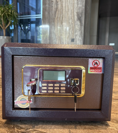 28KG Fireproof Office Safe in Kenya – Secure Fire-Resistant Steel Safe Box for Offices, Homes, Businesses, Hotels, and Commercial Premises. This durable security safe is designed to provide secure storage for important documents, cash, certificates, business records, jewellery, and other valuable belongings. Ideal for corporate offices, retail shops, financial institutions, hotels, and home offices, it offers a practical storage solution for protecting essential items against unauthorized access and fire exposure, subject to its certified fire-resistance rating. Its compact design makes it suitable for various professional and residential environments. Shop quality fireproof office safes in Kenya for secure valuables storage, workplace protection, and reliable home and business security solutions.
