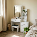 Bedroom Dressing Table with Mirror - Image 6