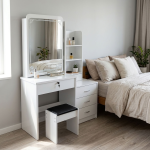 Bedroom Dressing Table with Mirror - Image 14