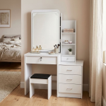 Bedroom Dressing Table with Mirror - Image 15