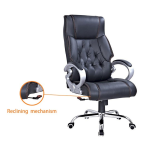 Adjustable Leather Office Chair - Image 6
